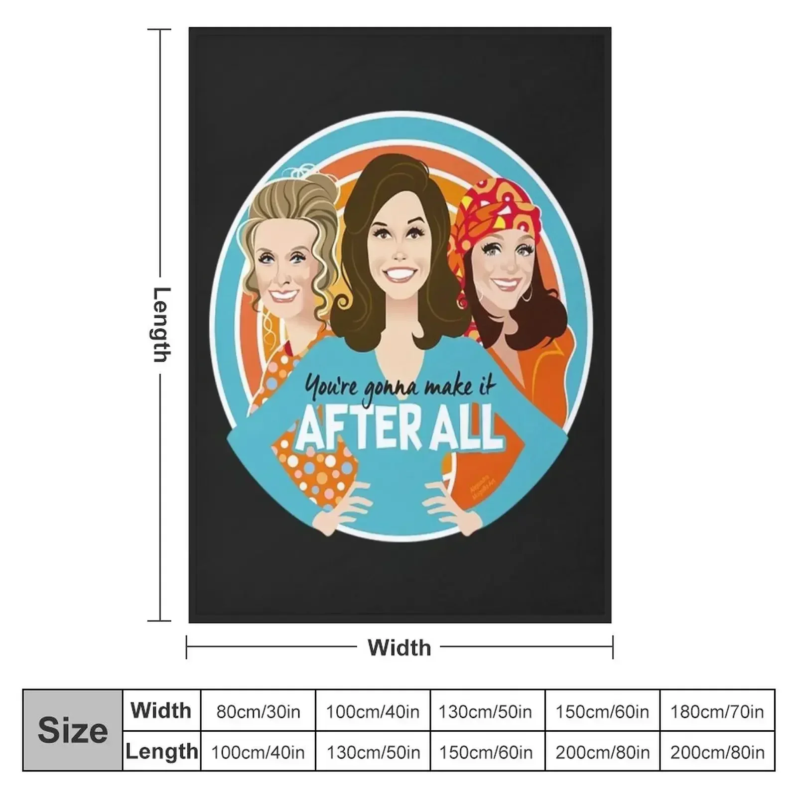 Mary Tyler Moore T-ShirtAfter all! Throw Blanket Hairy Thins Summer Beddings Luxury Thicken Tourist Comforter Blankets