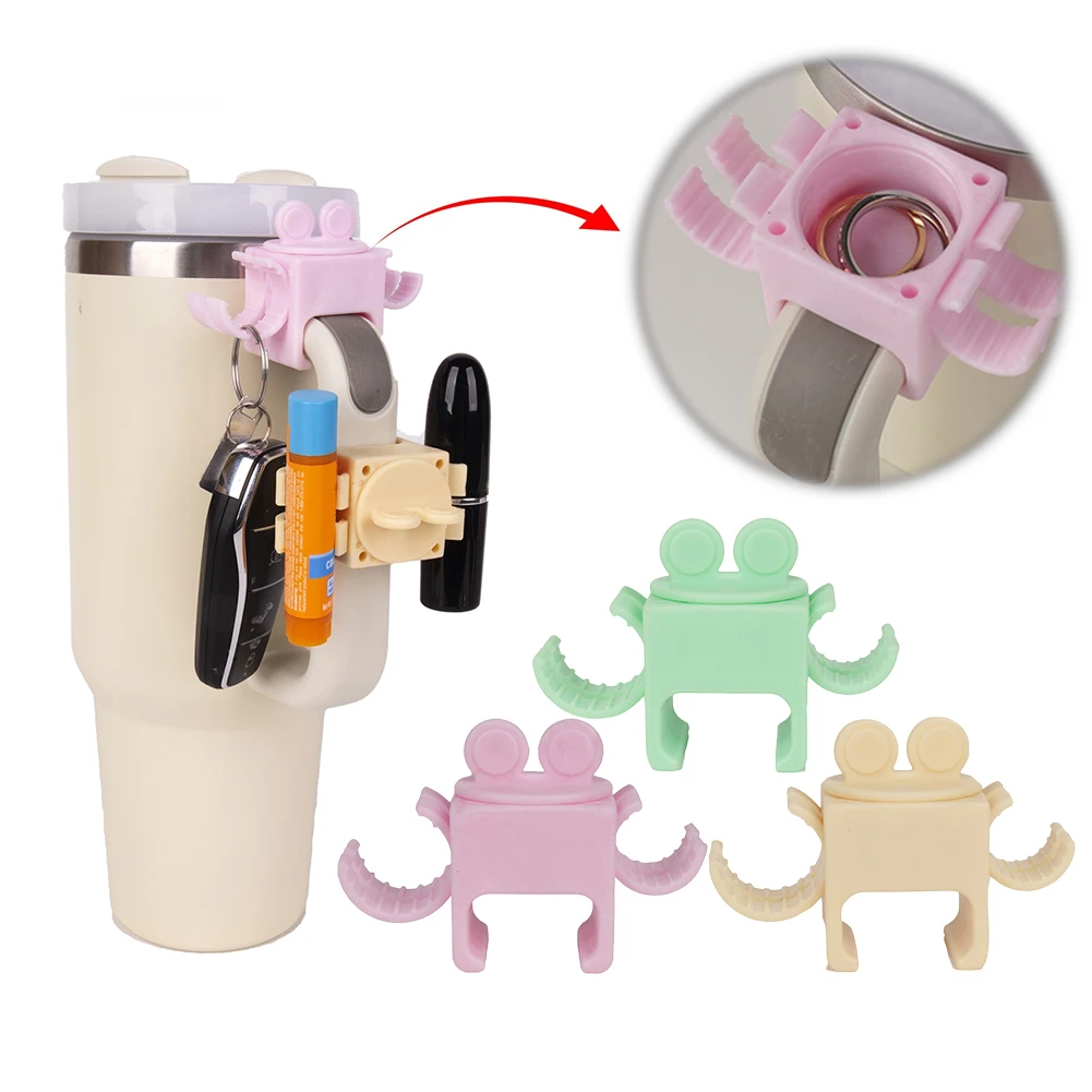 Lipstick Ring Holder Prevent Loss Chapstick Holder Multifunctional Lipstick Storage Clip for Stanley 30oz/40oz Cup Accessories