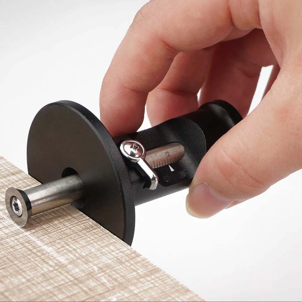 Wheel Marking Gauge Wood Scribe Tool Woodworking Guide Parallel Line Drawing Woodworking Marking Scriber Ruler