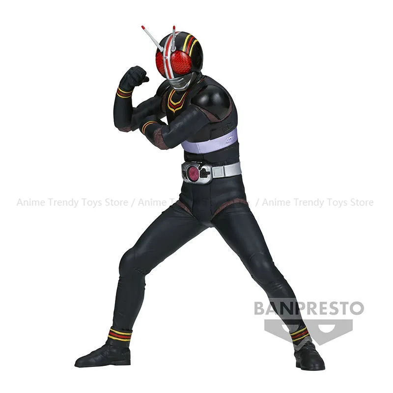 In Stock Bandai Original Hero's Brave Statue Figure Kamen Rider Black RX Anime Figure Toys For Boys Children Birthday Gifts