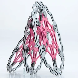 Almohadillas de freno de disco de bicicleta de caracol, accesorio de aleación de aluminio de 160, 180 y 203mm, rotor de 6 clavos, discos flotantes para bicicleta de montaña y carretera, Goodtaste
