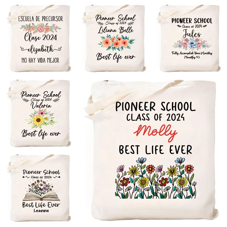 tutorial bag JW Gift Pioneer Gift for Pioneers JW Witnesses Best Life Pioneer Survival Kit Cosmetic Bag Pioneer Tote Bag