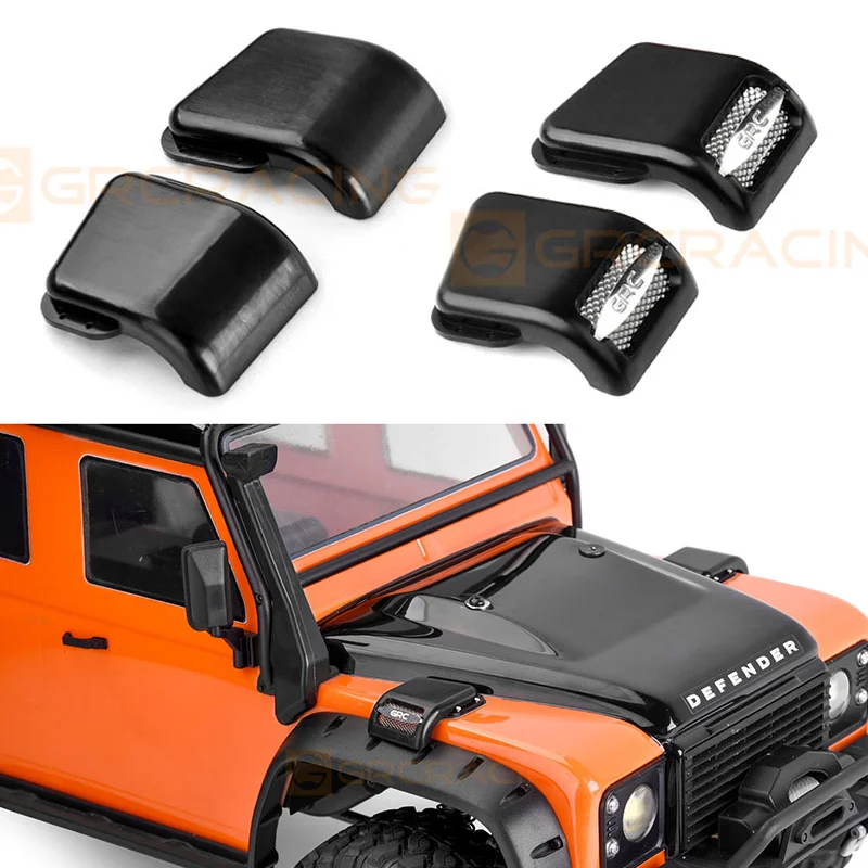 

1 Pair Simulation Canopy Snow Cover Hood Air Intake Dust and Snow for 1/10 RC Crawler Car Traxxas TRX4 Land Rover Defender Parts