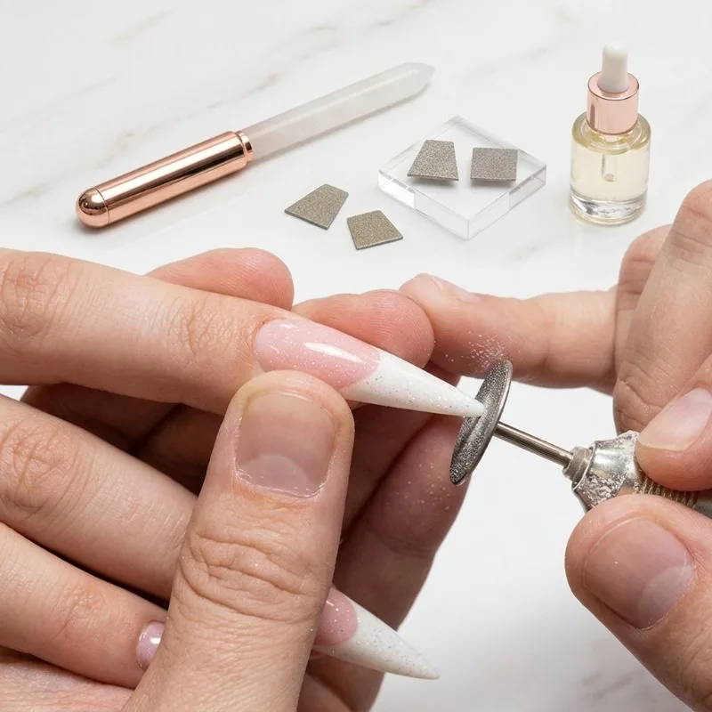Professional UFO Shape Nail Sanding Disc Fast Shaping Tool Efficient Russian Style Pre-treatment Head Ideal for Square