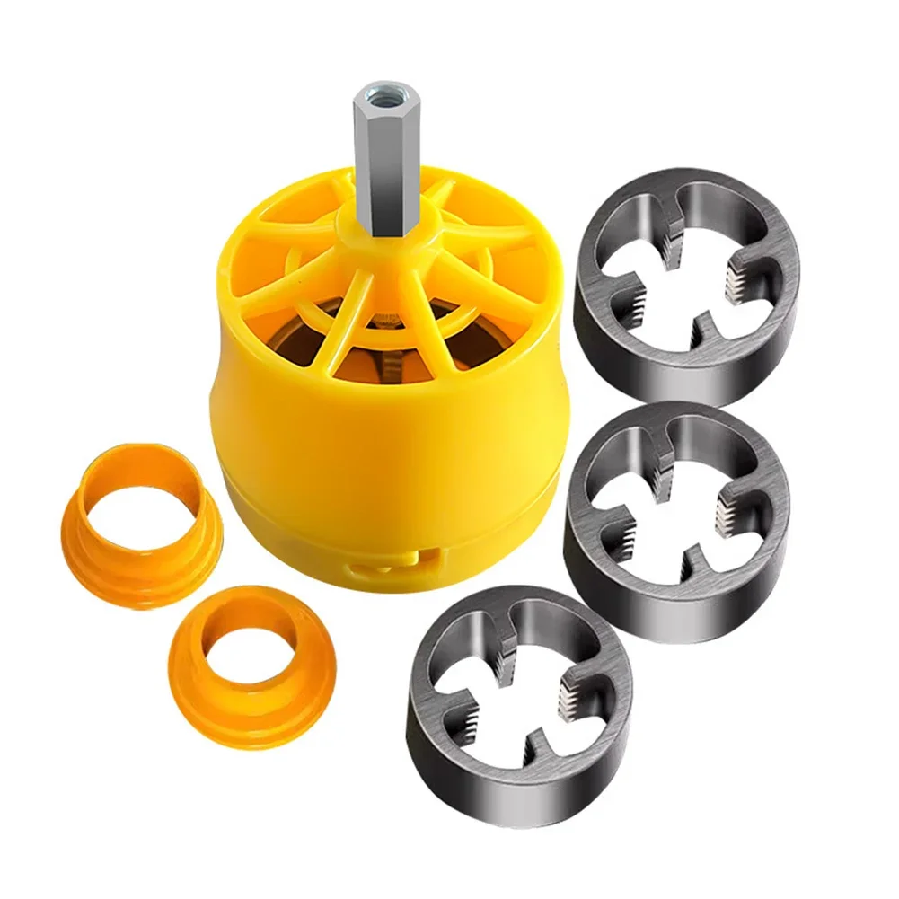 Electric Pipe Threader Pipe Threader Kit Convenient Buckle Design Easy To Use Installation Efficient Cutting DIY Plumbing Tool