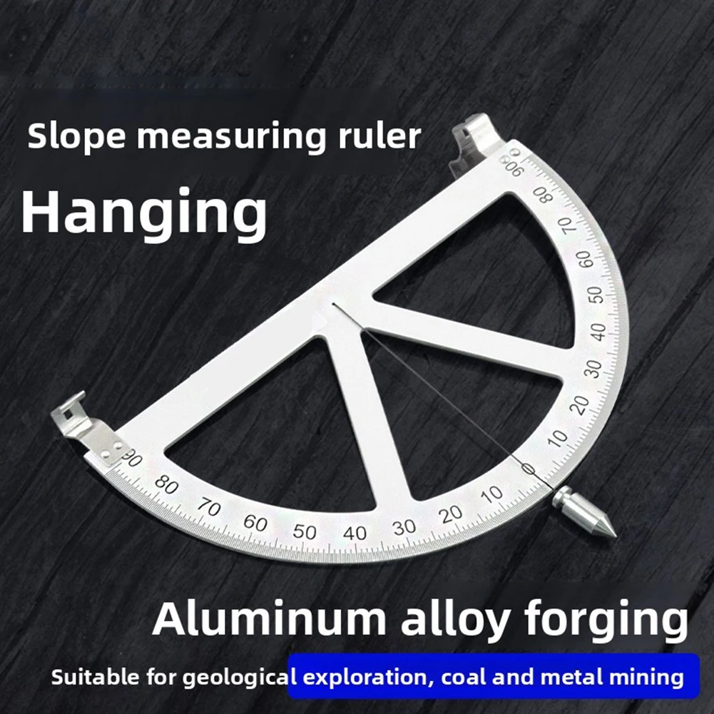 Adjustable Triangle Inclinometer with Gradient Meter Function for Angle Slope Level Measurement Engineering Tool