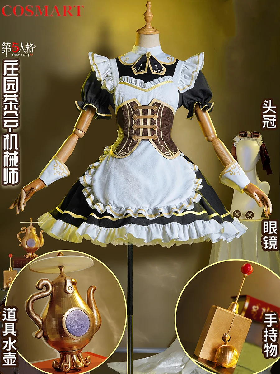 COSMART Identity V Tracy Reznik Cosplay Costume Cos Game Anime Party Uniform Hallowen Play Role Clothes Clothing