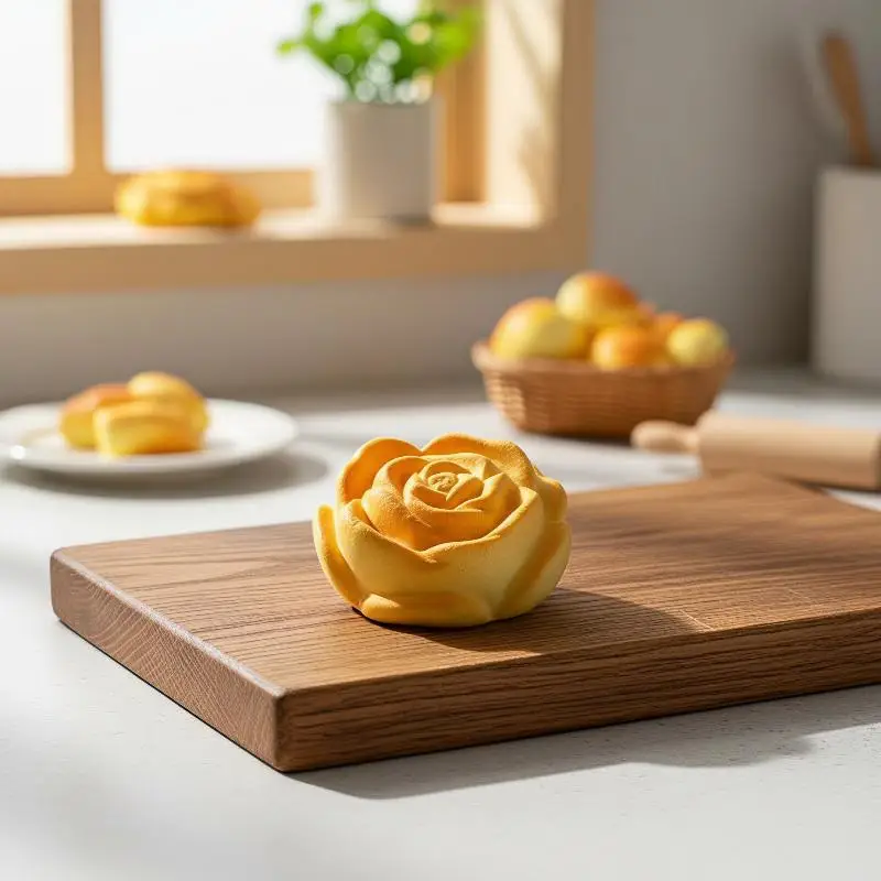 Pocket Size Simulated Bread Stress Toy Soft Squeeze Slow Rebound Toy Easy to Carry for Travel Commute Time Killing