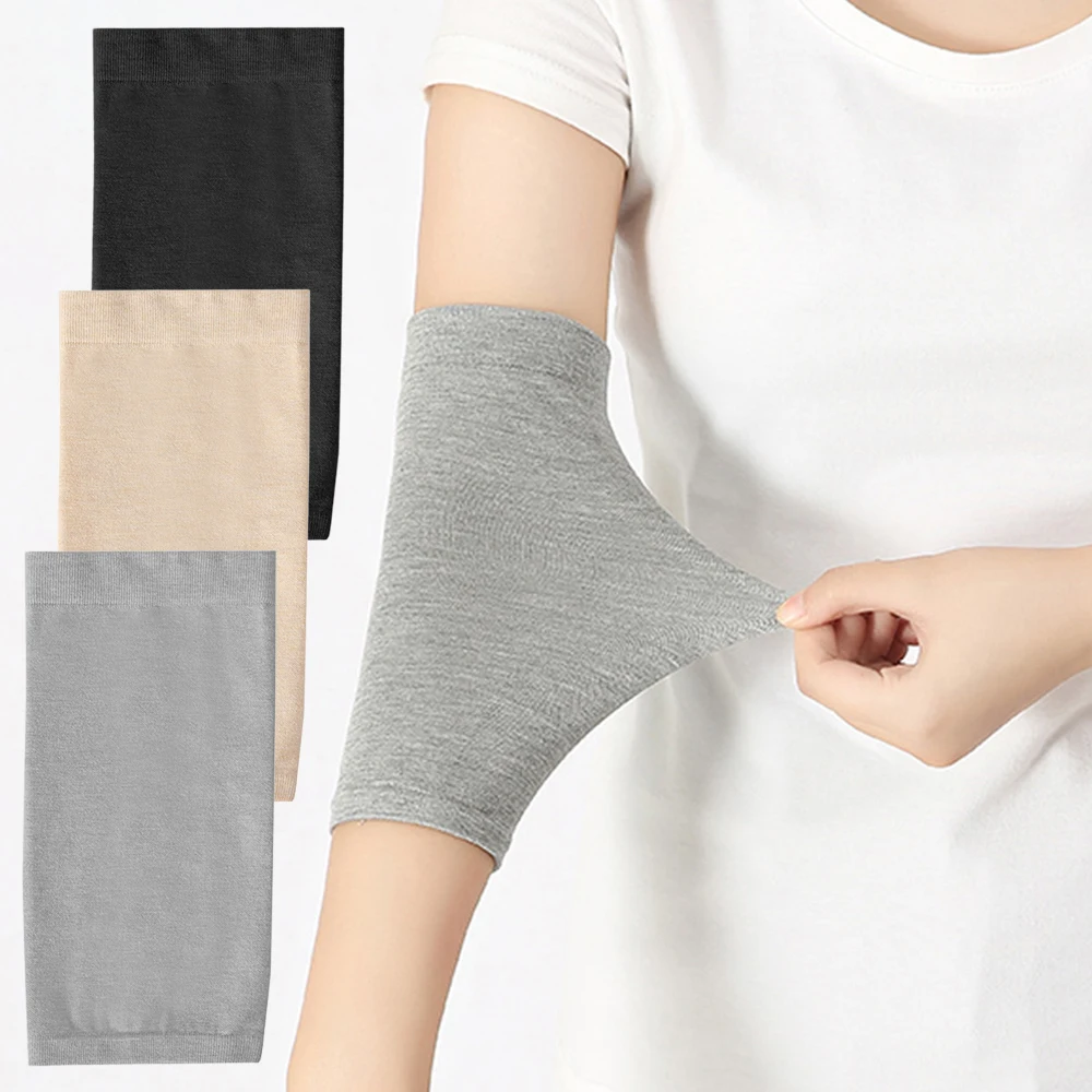 1 Pair Durable UV Protection Arm Bandage Cotton Cover Up Tattoo Arm Sleeve Breathable Masking Scar Elbow Brace Sports Sleeve