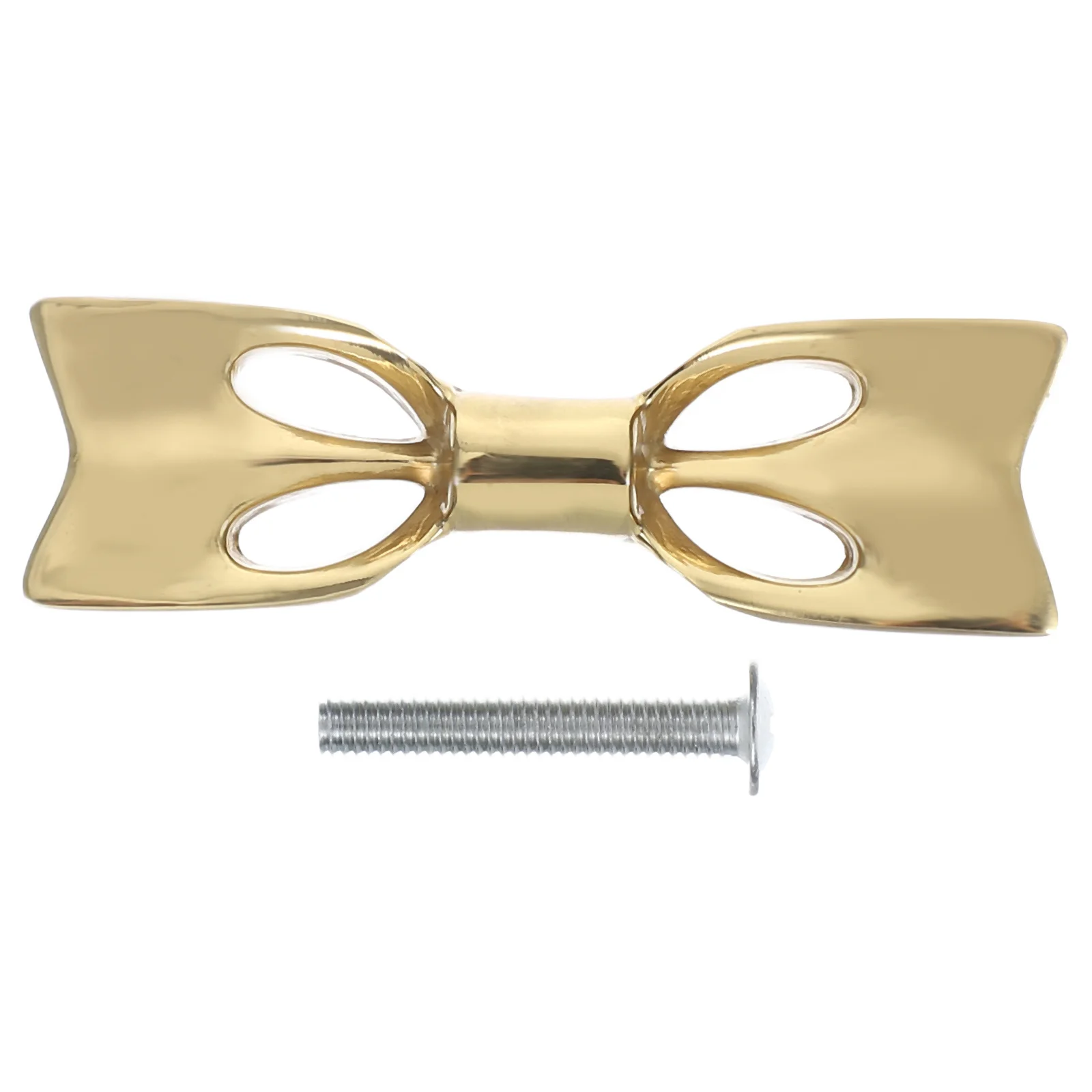 

Brass Bowknot Drawer Handle Creative Vintage Style for Dresser Cabinet Wardrobe Decorative Pull Hardware Bow Pull Cabinet Handle