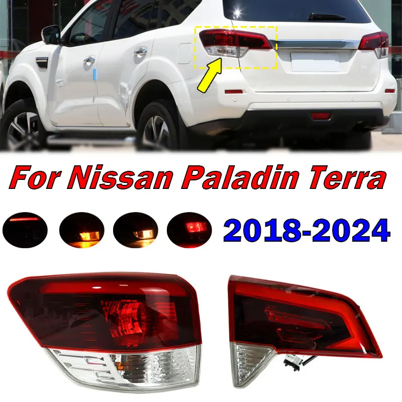 

Автомобильные аксессуары для Nissan Paladin Terra 2018-2024, задний фонарь, стоп-сигнал, сигнальная лампа дальнего света, задний фонарь в сборе
