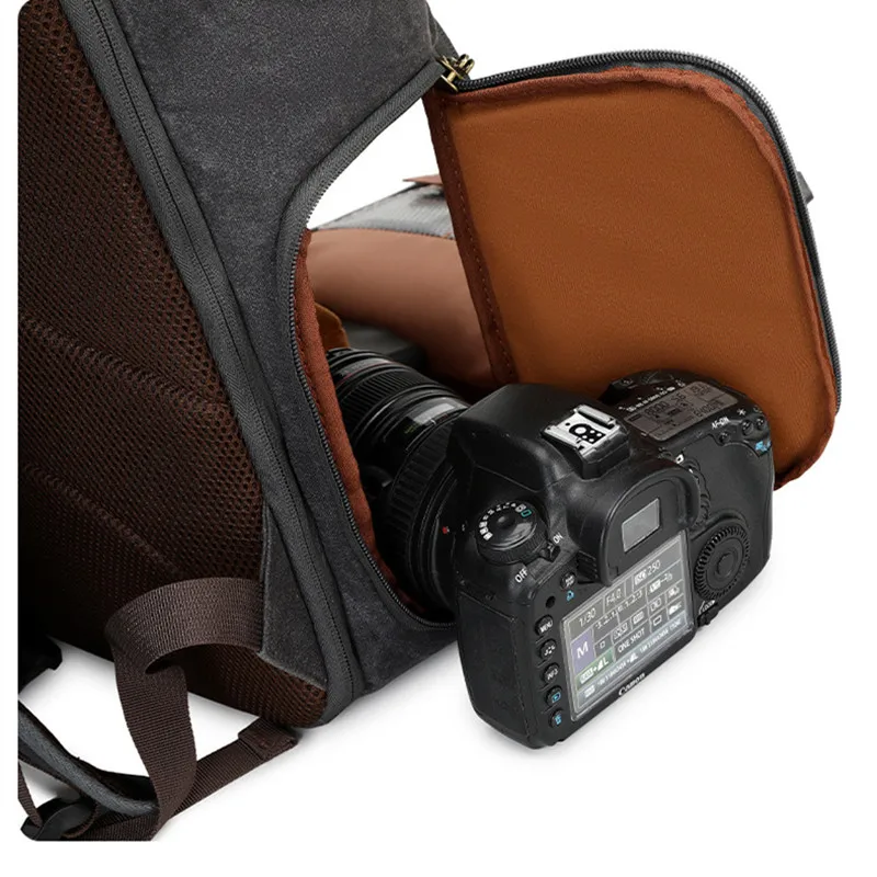 Professional DSLR Camera Bag Photography Backpack Waterproof Men's 17 Inch Computer Bag Drone Large Capacity Backpack