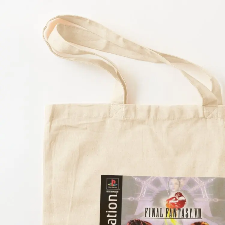 FF8 PSX COVER حمل حقيبة قابلة للطي وقابلة لإعادة الاستخدام حقائب نسائية فاخرة حمل الحقائب القماشية اليدوية #3