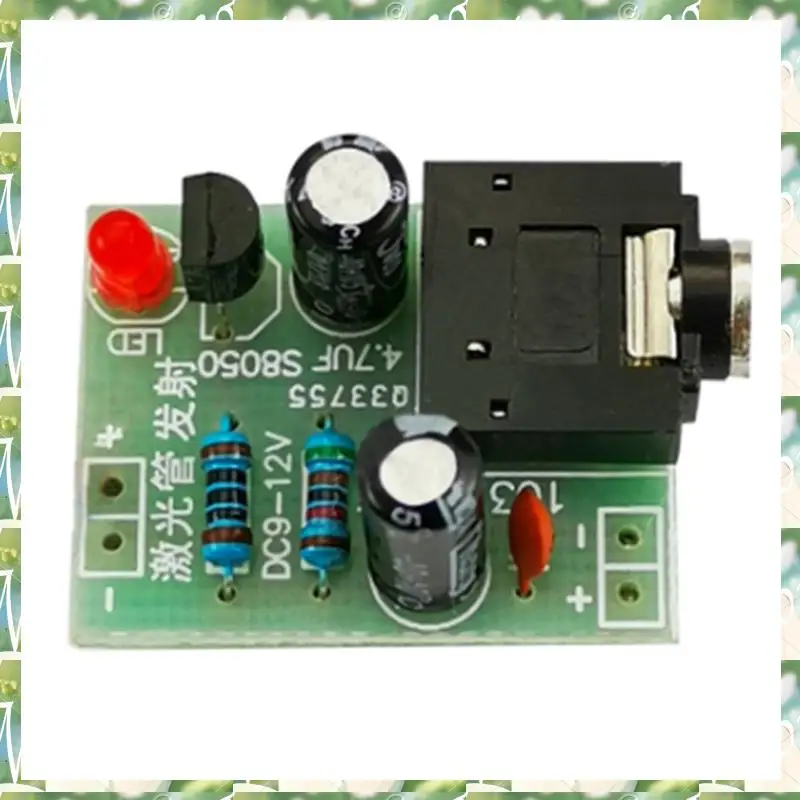 FIZP DIY Laser Wireless Audio Transmission Kit Green DIY Electronic Teaching Experiment Accessories