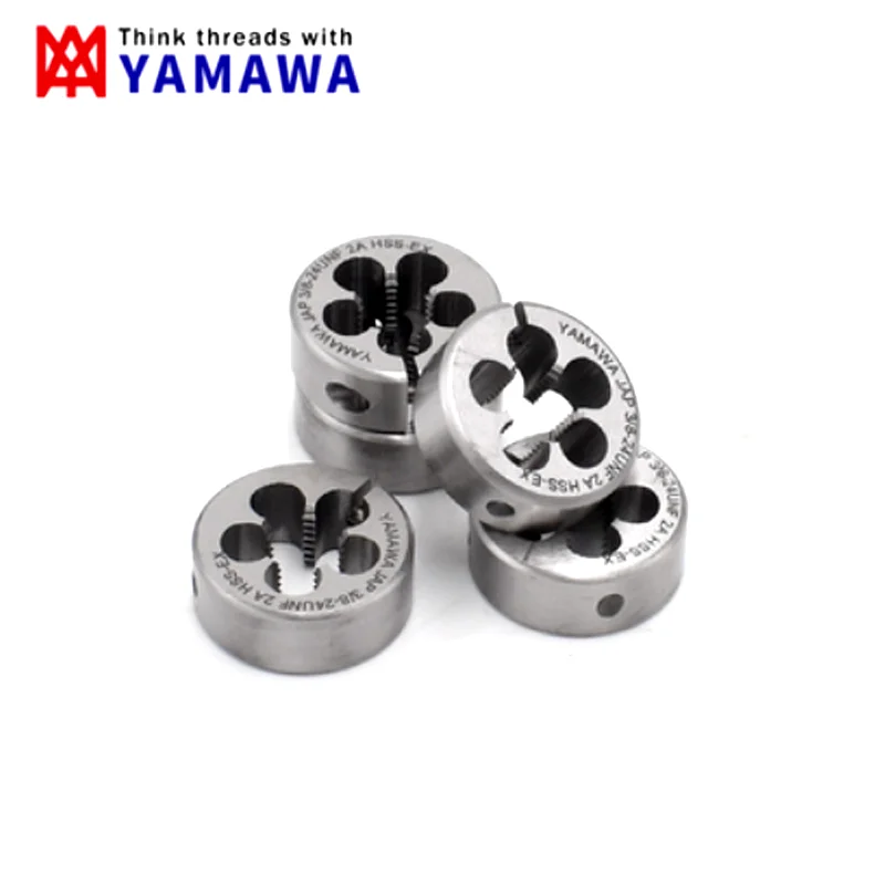 1PCS HSSE AR-D Fine Thread Round Die M10 M11M12 M14 M15 M16 M18 M20 M22M24 X0.5 X0.75 X1.25  Metric Machine Screw Threading Dies