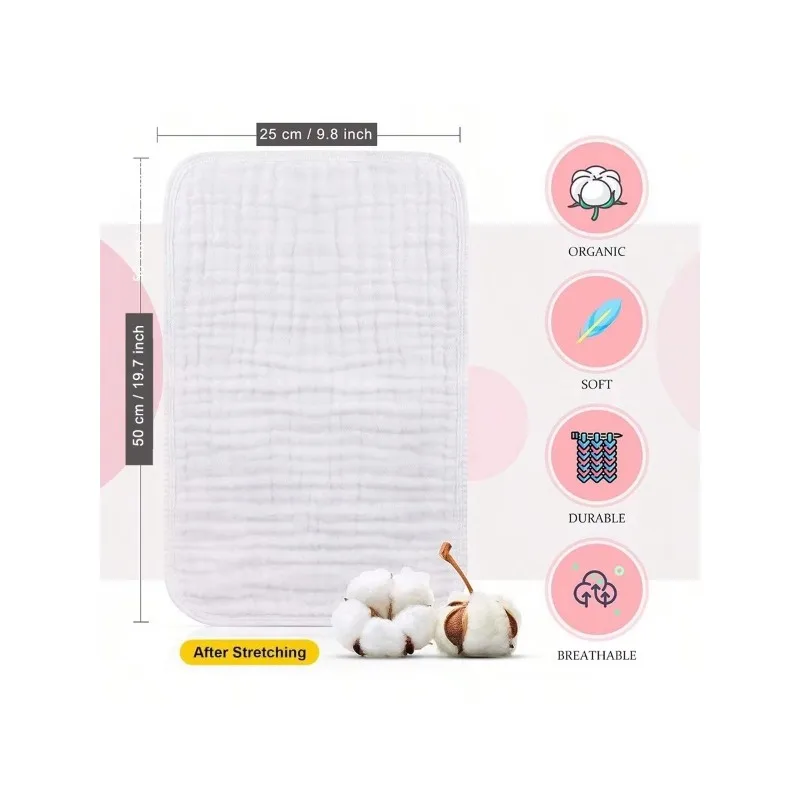 Soft Cotton Baby Washcloths 3