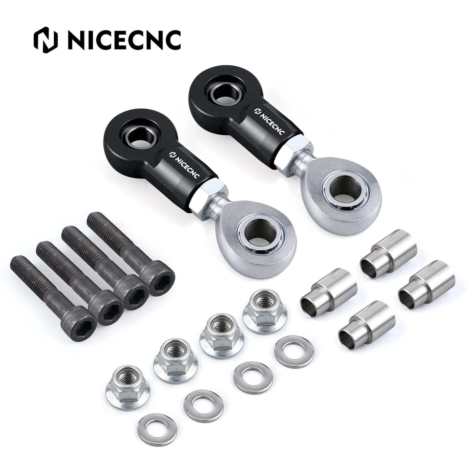 

NICECNC UTV Upgraded Front Sway Bar Stabilizer Link Kit For Can-Am Maverick X3 Max R 4x4 Turbo 2018-2022 2017 2019 Accessories
