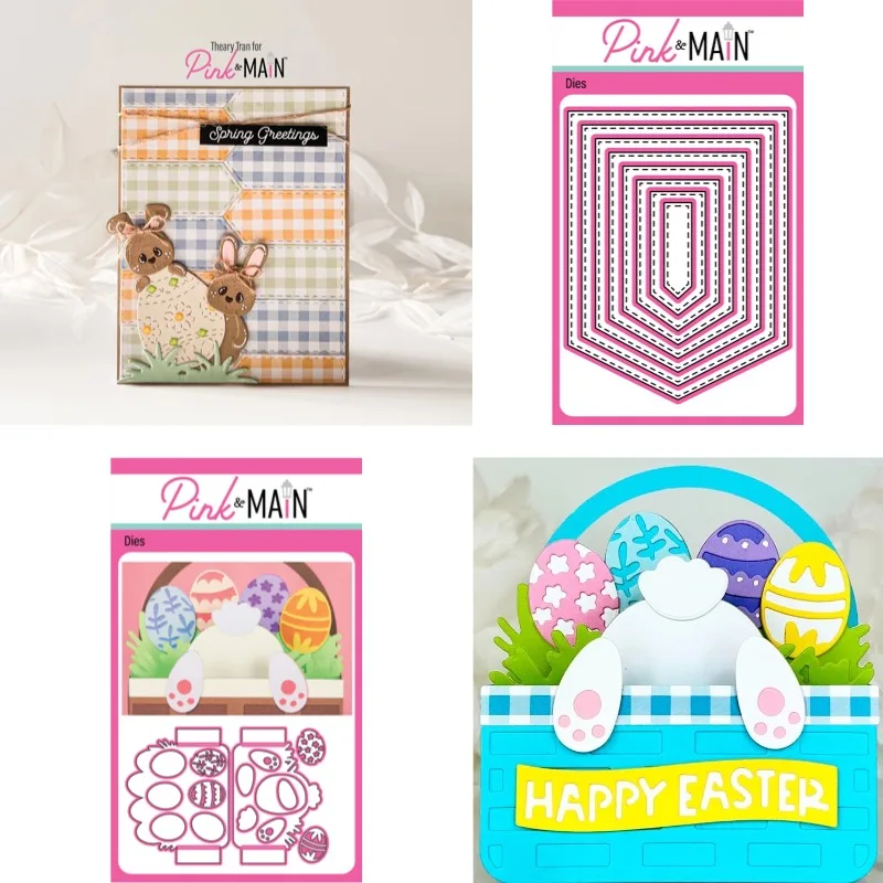 

Rabbit's Body Is Inside the Frame, but Its Feet Are Outside Cutting Dies Scrapbook Diary Decoration Stencil Embossing Template