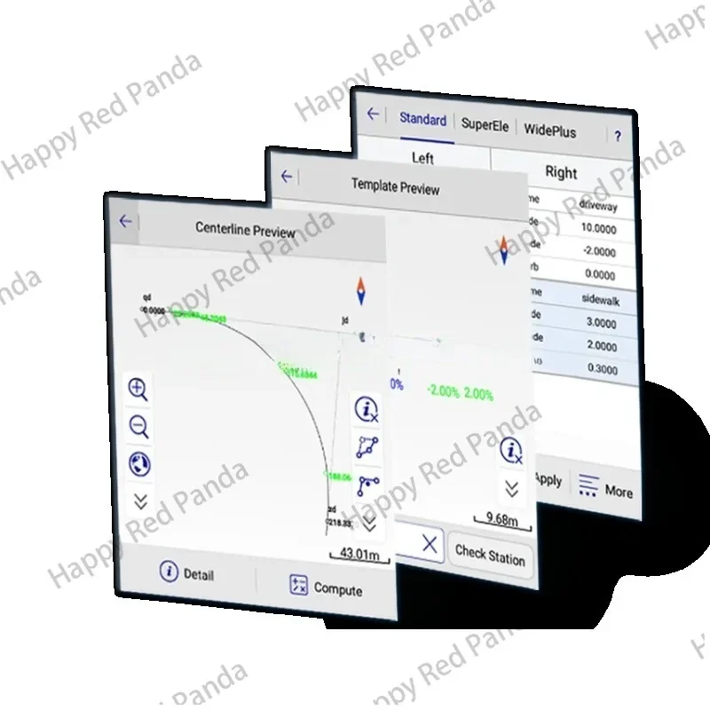 For Software Hi-Survey Road Compatible with  Professional Controllers Ihand30 Ihand55