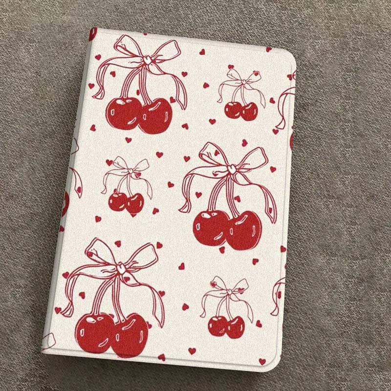 

Cherry Bow Creative Pattern Case For iPad Air Mini 9.7 2 4 5 11 6th 7th gen 13 3 1 2 4 5 6 7 7.9 10.9 10.5 Inch Tablet