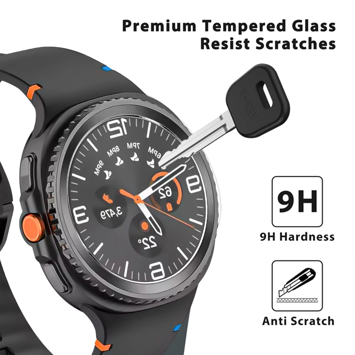 Защитная пленка для экрана Samsung Galaxy Watch 8 Classic 46 мм 8 40 мм 44 мм Защитная пленка из закаленного стекла для Galaxy Watch 8