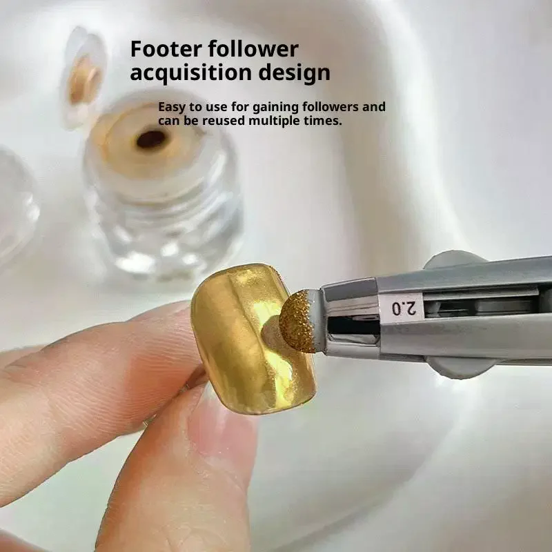 4in1 네일 도트 펜 세트 - 볼펜 디자인 도트 페인트 도구, 다기능 매니큐어 팁 도트 키트 DIY 살롱 네일 아트용