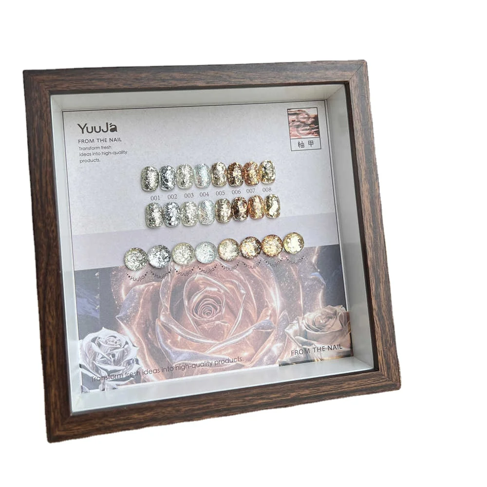 YUUJA 2024 New Fashion Nail Art Kit 8 Colors & 24 Colors Flash UV Gel Non-Toxic Salon Quality Custom Wholesale
