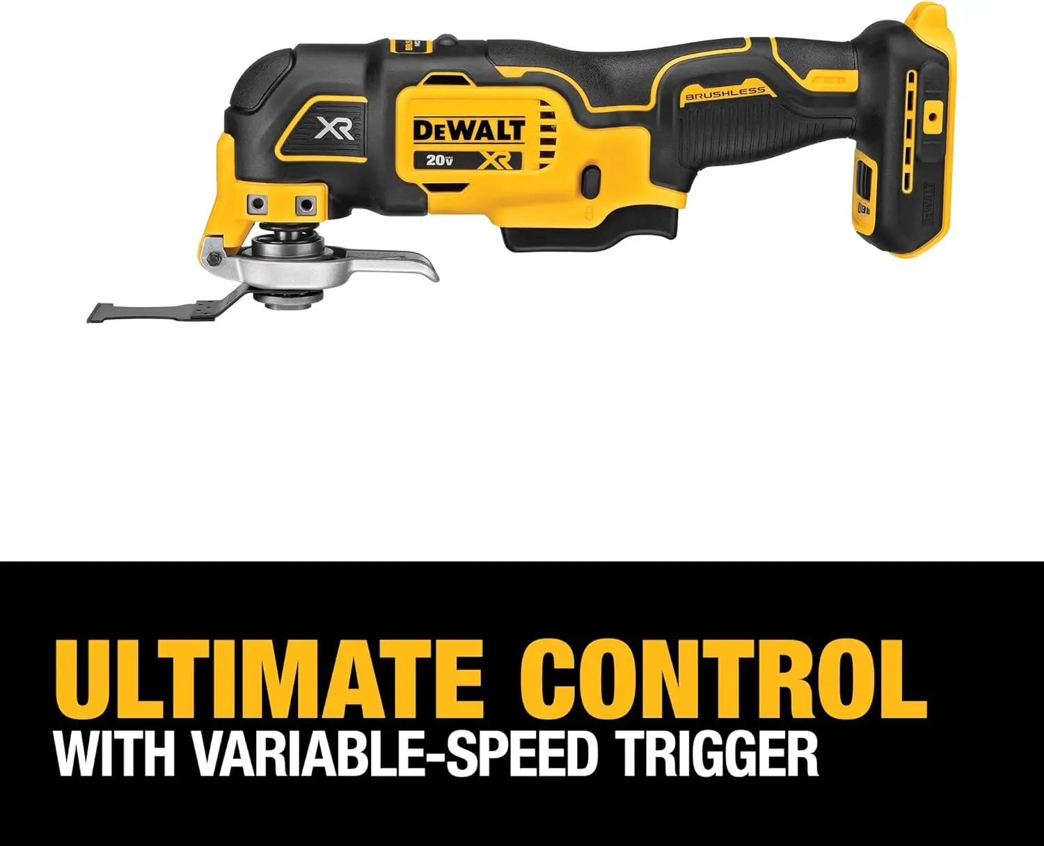 Multiherramienta oscilante DEWALT 20V Max XR, velocidad variable, solo herramienta (DCS356B)