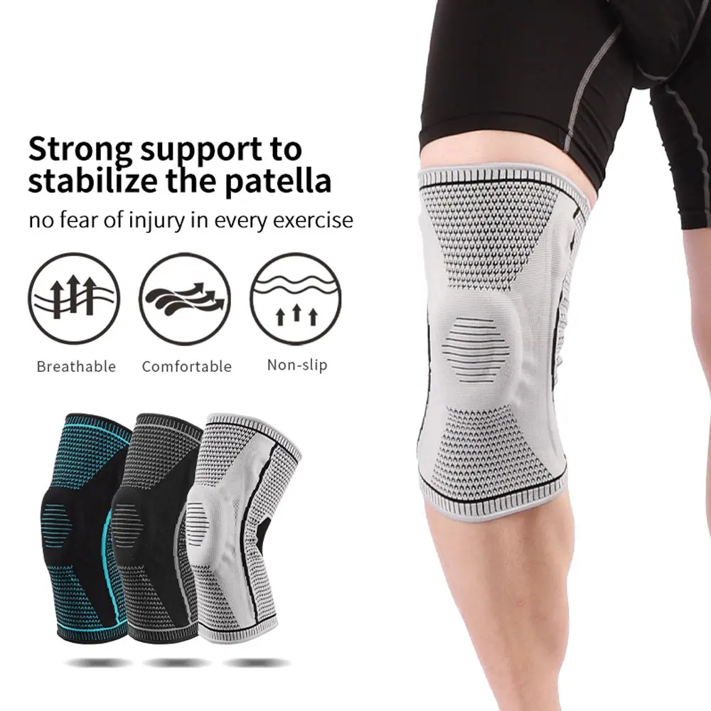 Rodillera deportiva profesional para artritis, Protector de Crossfit, almohadillas de soporte, alivio del dolor articular en forma de lágrima de