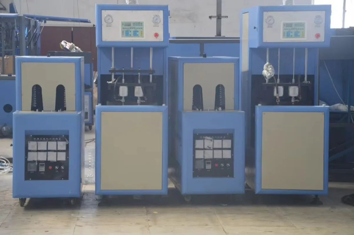 Semi-Automatic Two Cavity PET Blow Molding Machine HZ880 Bottle Equipment Custom