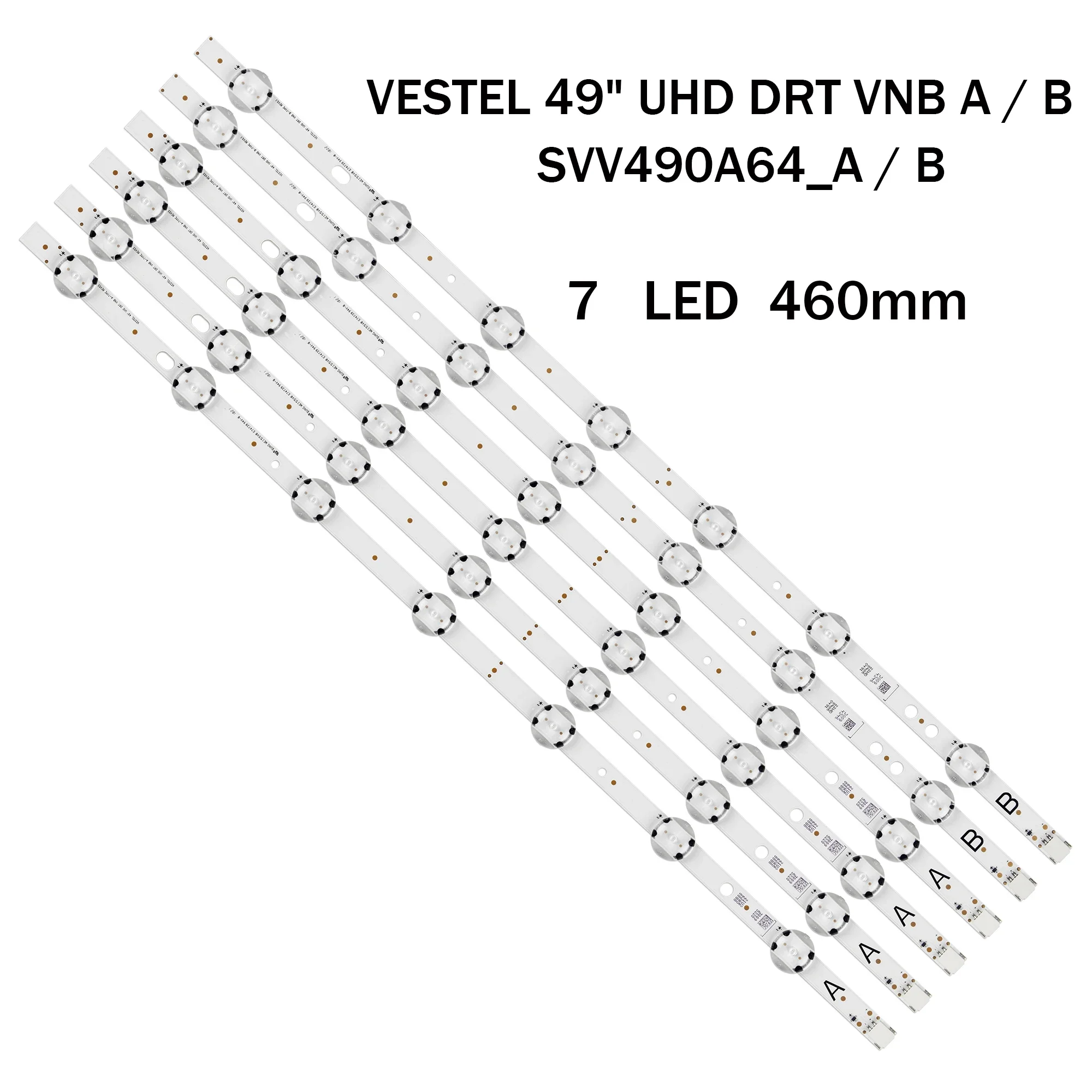 

6Pcs/Set LED Backlight Strip 49U6663DB 49U5766DB 49L3753DB 49U5863DB 49U6763DB 49U6763DG 49U5663DB 49U6763DA 49U6863DB 49U5766DG