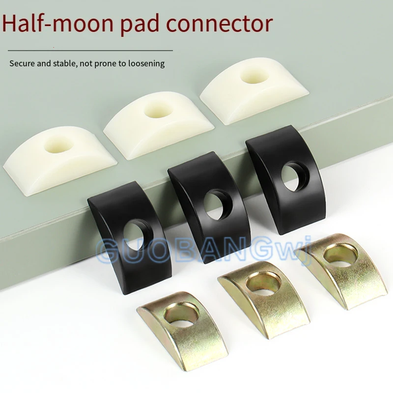 Crescent ABS Washer Alloy Nut 4-in-1 Connector Furniture Screw Rod M8 High Strength Anti-Rust Quick Installation