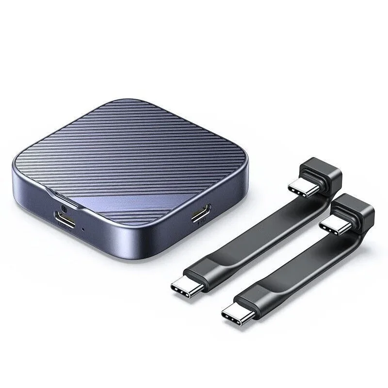 

Magnetic M.2 NVMe SSD case for mobile phones Apple iPhone15/16Pro external hard drive