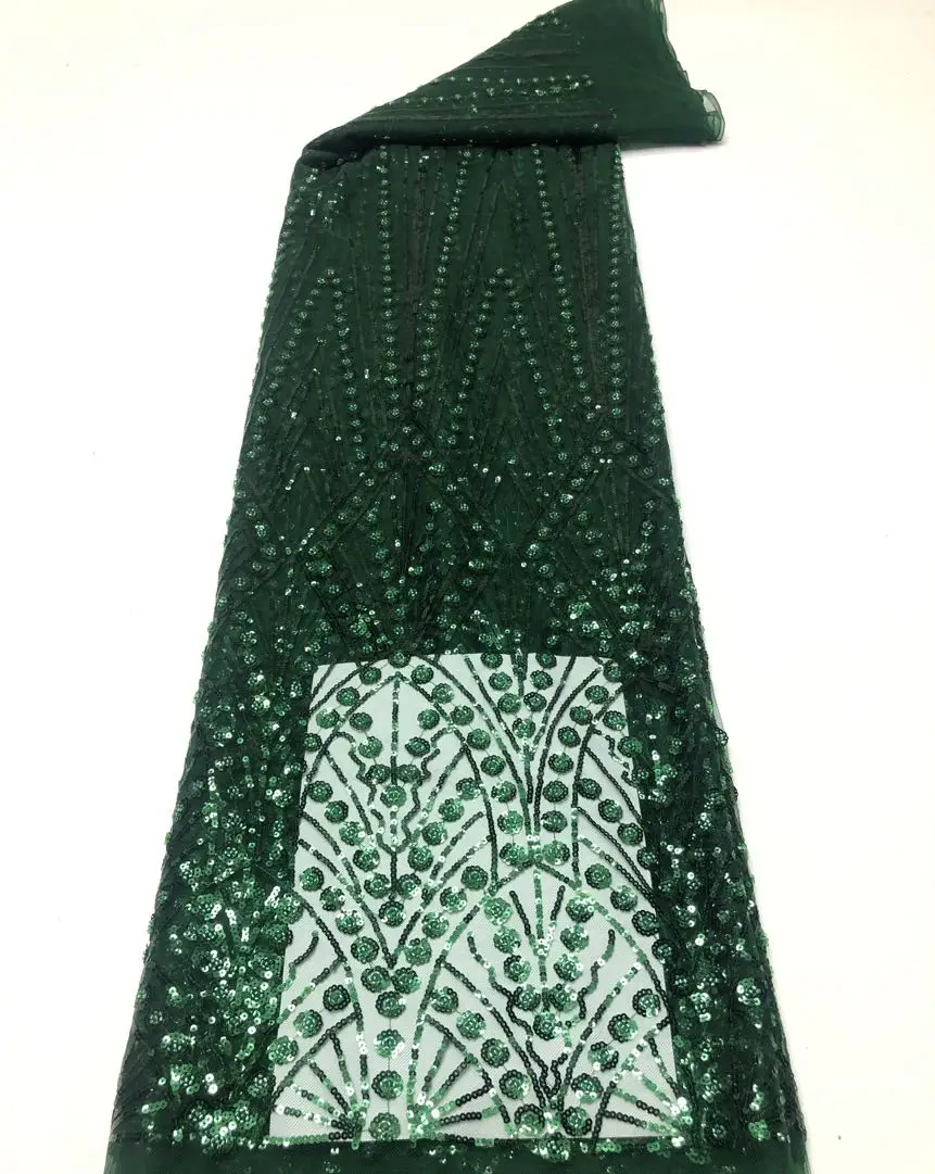 

Новинка 2025 года, африканский нигерийский гипюр, вышивка, блестки, высокое качество для шитья, тюль, кружевная ткань, платья, 5 ярдов, JY484