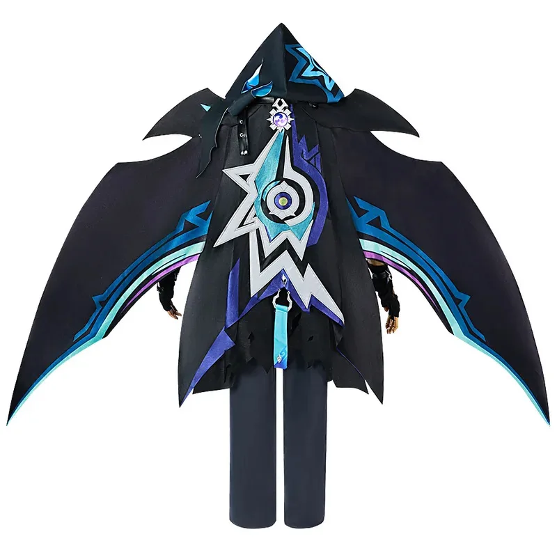 【Wetrose】Em estoque Ororon Cosplay Genshin Impact Conjunto completo de peruca Halloween Natal