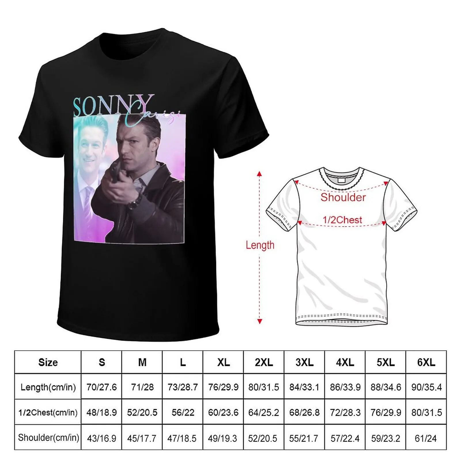 Law & Order SVU Sonny Carisi - Retro T Shirt T-Shirt Ultra Soft Breathable Tee Top