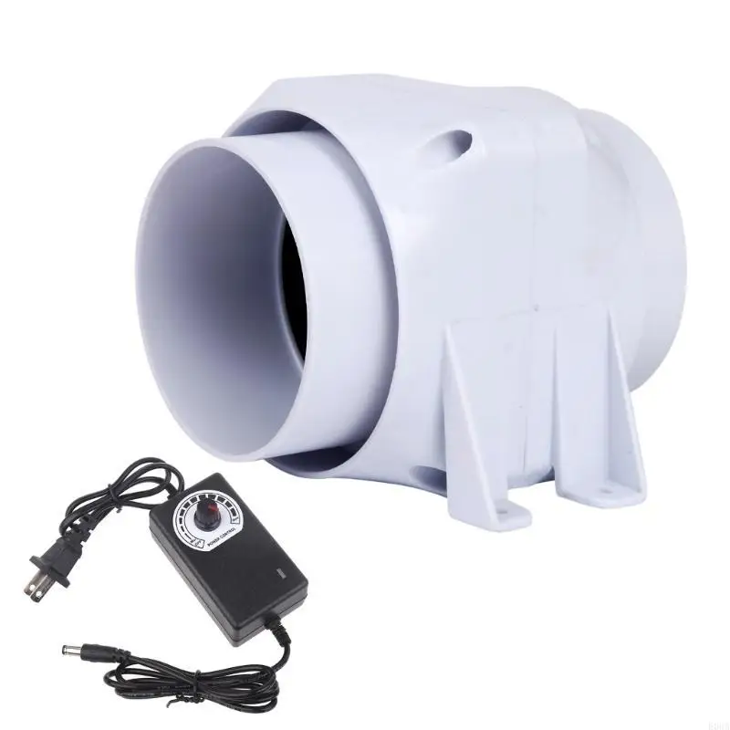 Extractor Fan 110mm Smoke Extractor Duct Fan Pipe Fan Quiet 10cm Inner Hole Size Kitchens Tool Adjust Speed 