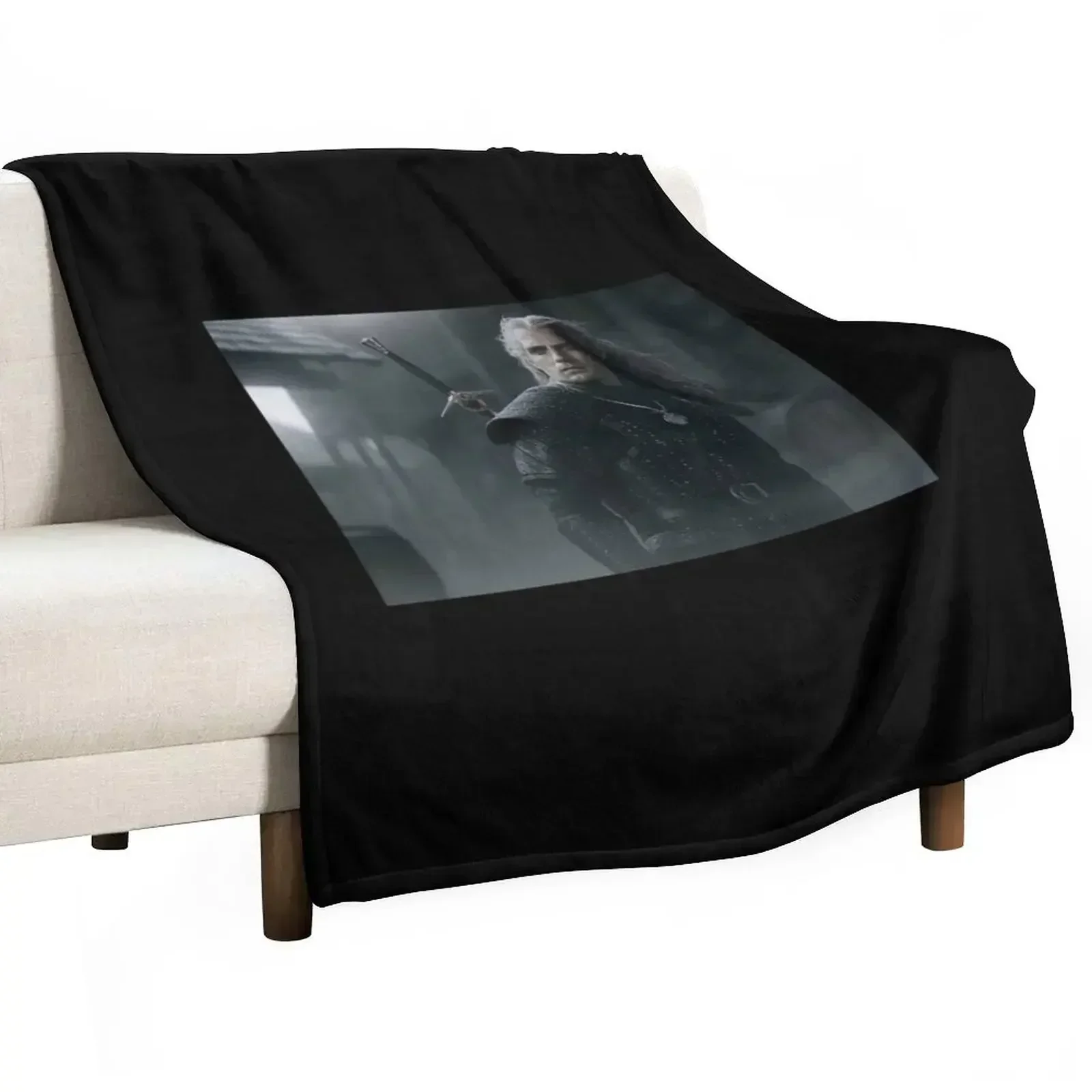 

Henry Cavill Classic T-Shirt Mask Throw Blanket Cozy Warm Blanket for Bed Room Decor