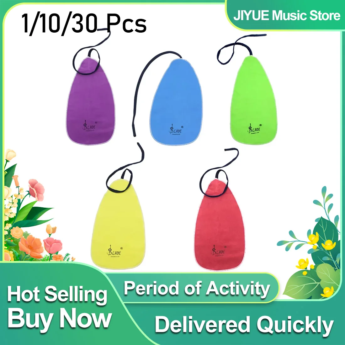 SLADE Cleaning Cloth Suede Inner Chamber Cleaning Cloth Saxophone Flute Clarinet Woodwind Instrument Cleaning Cloth with Rope