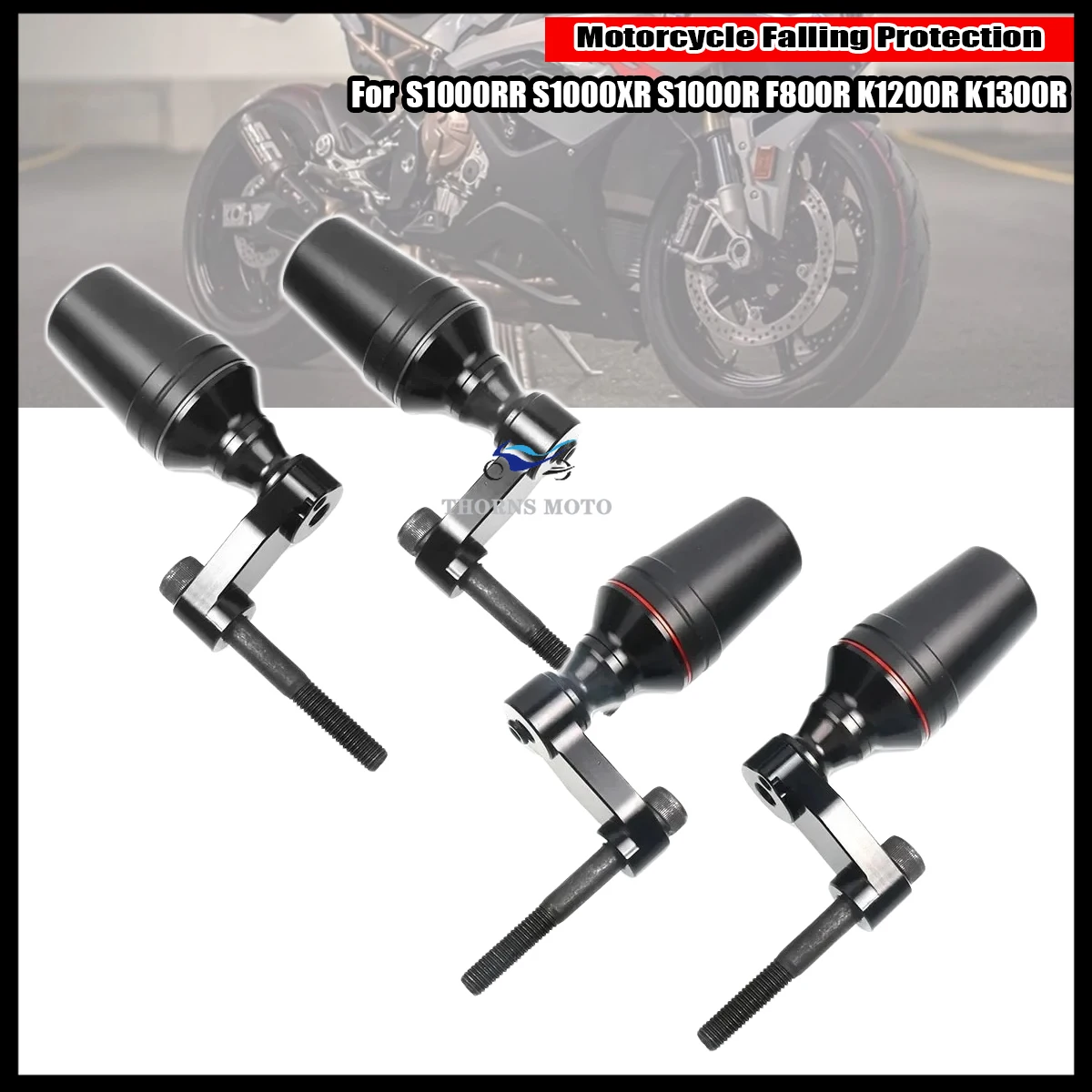 For S1000RR S1000XR S1000R F800R K1200R K1300R Motorcycle Falling Protection Frame Slider Fairing Guard Anti Crash Pad Protector