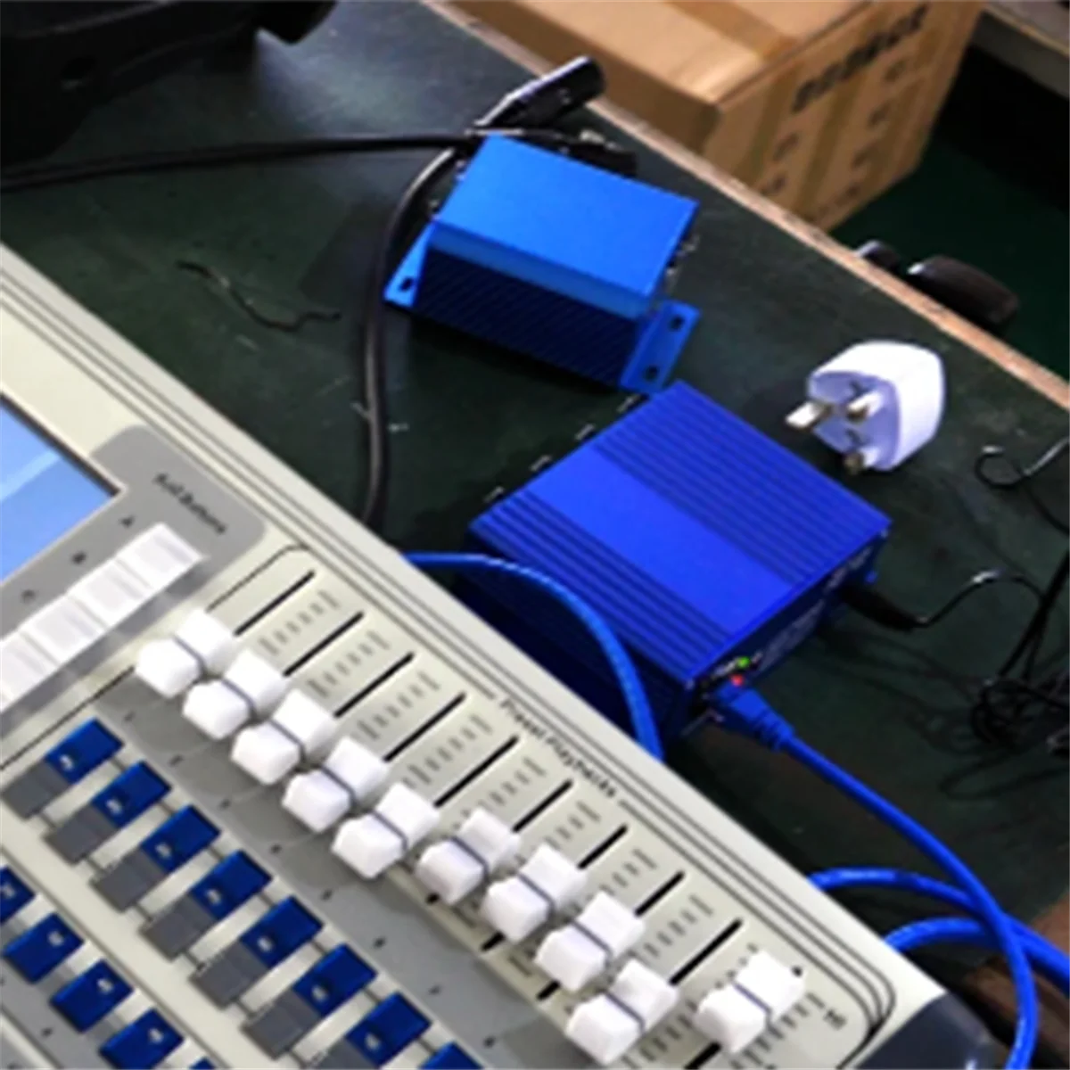 ArtNet-DMX 4 رباعية الاتجاه ArtNet DMX محول ثنائي الاتجاه 4 أنثى 3PIN XLR داخل/خارج إشارة تحويل إيثرنت الاتحاد الأوروبي التوصيل