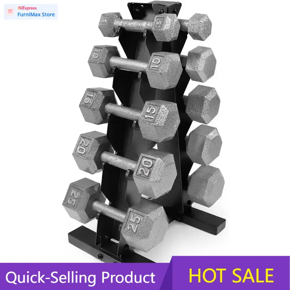 

Ограниченная по времени акция! Популярные гантели L-образной формы из чугуна, 25 фунтов, с подставкой для хранения, серый шестигранный дизайн.