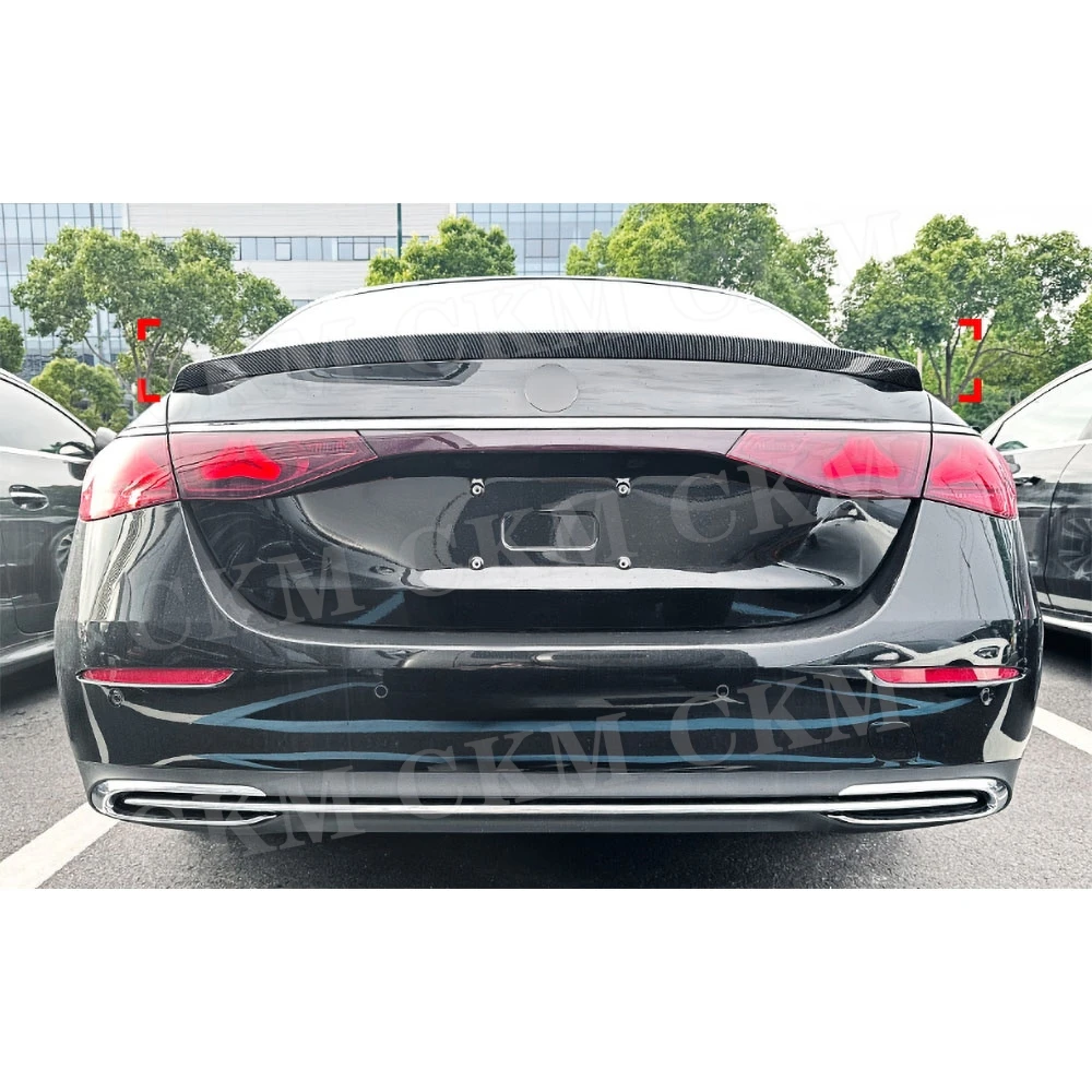 

Задний спойлер багажника из АБС-пластика для Benz E Class W214 E260 E300 E53 E63 AMG Sedan 2024 + обвесы, автомобильные аксессуары