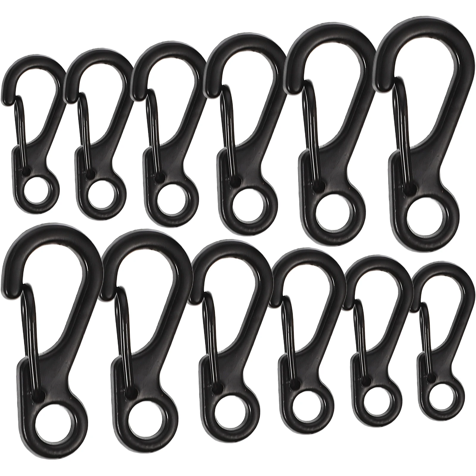 

20 Pcs Hook Climbing Lock Buckles Outdoor Supply Tiny Carabiner Clip Round Hooks Spring Zinc Alloy Small Travel Metal