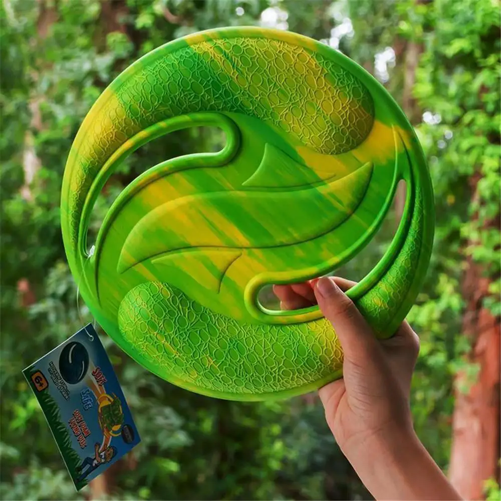 3 Different Color Flexible EVA Plate Flying Discs Can Choose Soft Outdoor Spin Creative Disk In Catching Game Folding Boomerang