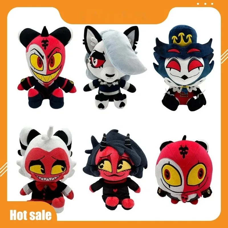 

New Hazbin Hotel Extremely Evil Boss Clowns Plush Toy Hell Inn Personality Trend Gift Doll for Fans Stuffed Animal Collectible