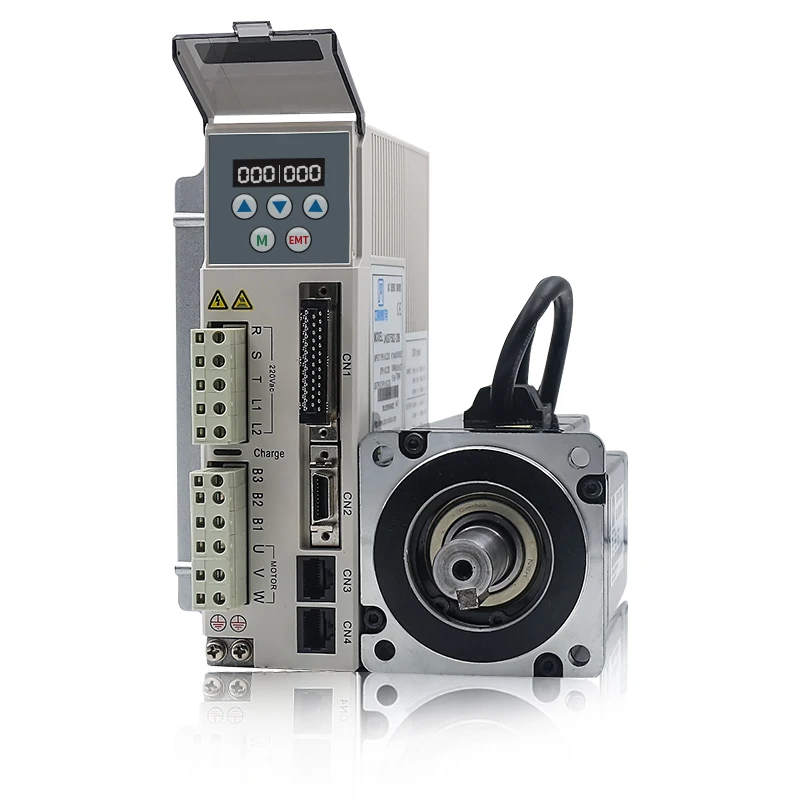 

JMC High voltage AC servo motor drive kit 17bit 200w 3000rpm 0.64NM 60mm AC220V 60JASM502230K-17BC+JASD2002-20B