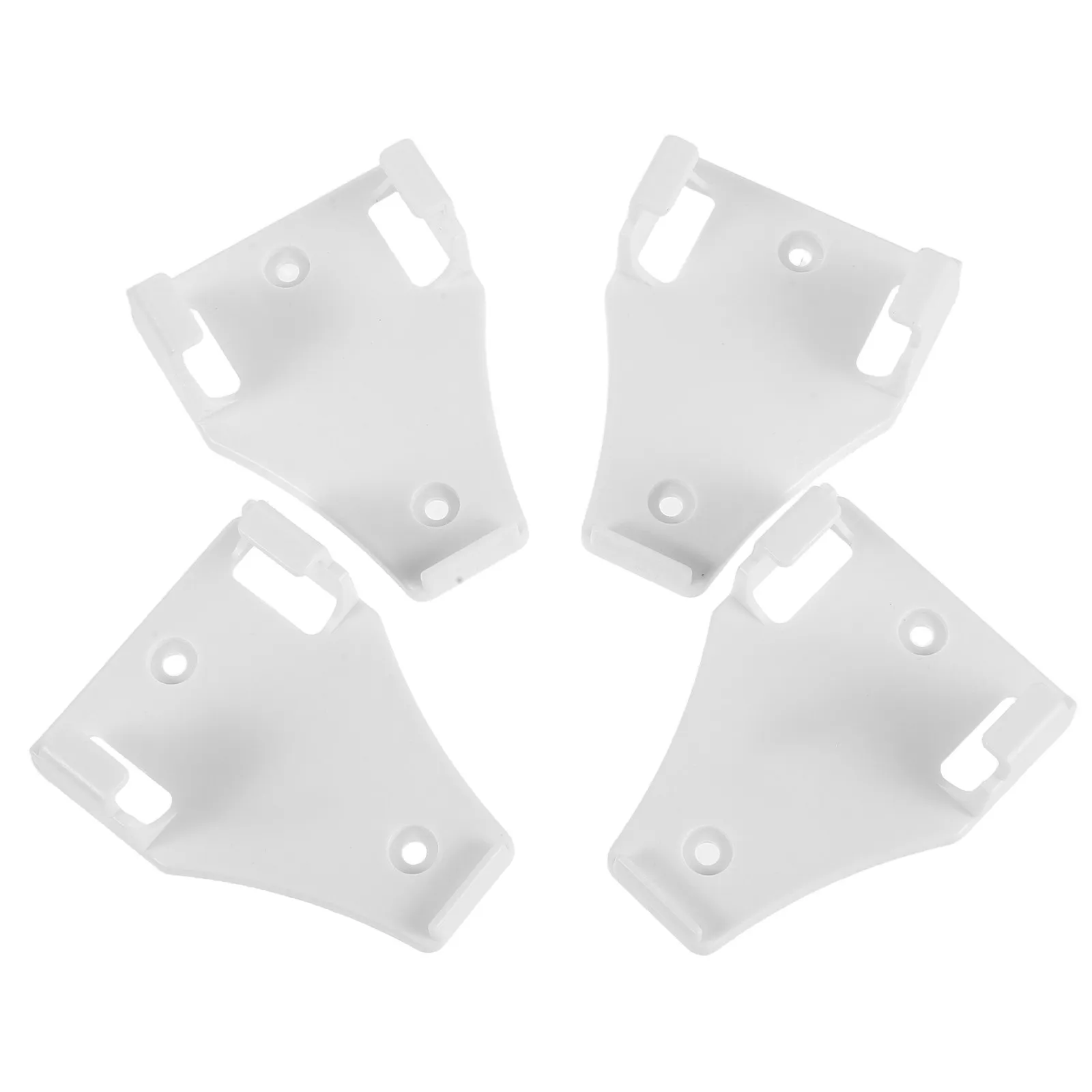 4pcs Wall Mount Remote Control Holder With Screws Ceiling Fan Light Remote Control Base Ceiling Holder For Air Conditioner