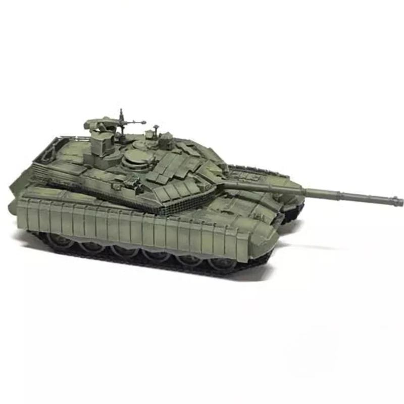 

Литая под давлением масштаб 1:72, русская модель T90M 2023, имитация готовой модели, статическое украшение, сувенирные подарки для взрослых мальчиков, легкий дефект