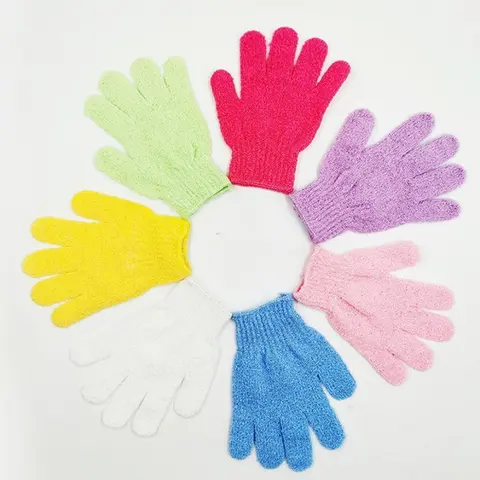1PC/Bath for Peeling Exfoliating Mitt Glove with Shower Scrub Gloves Resistance Body Massage Sponge Wash Skin Moisturizing